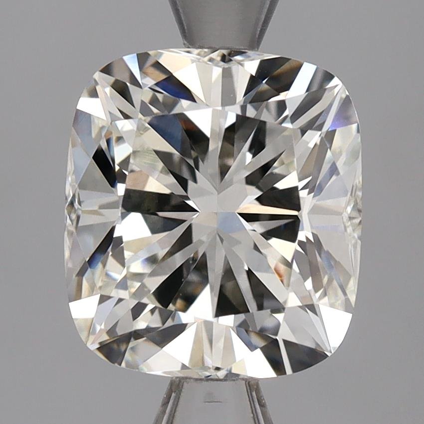 2.55ct I VVS2 Rare Carat Ideal Cut Cushion Lab Grown Diamond