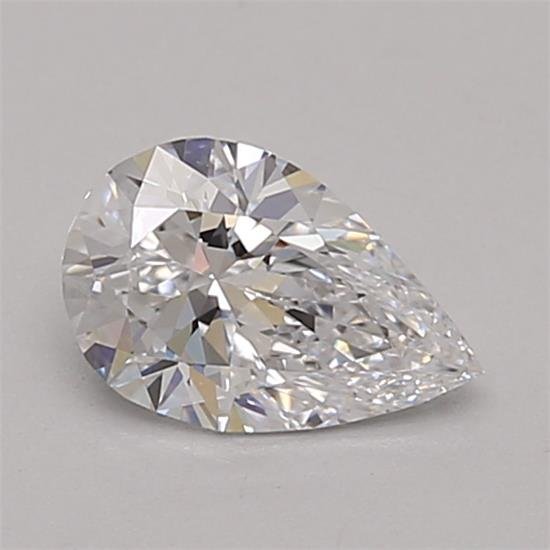 0.89ct D VVS1 Rare Carat Ideal Cut Pear Lab Grown Diamond
