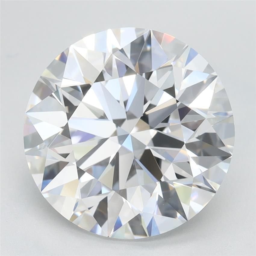 3.81ct D VVS1 Rare Carat Ideal Cut Round Lab Grown Diamond