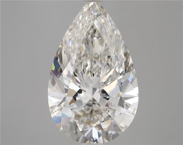 5.23ct H SI1 Rare Carat Ideal Cut Pear Lab Grown Diamond