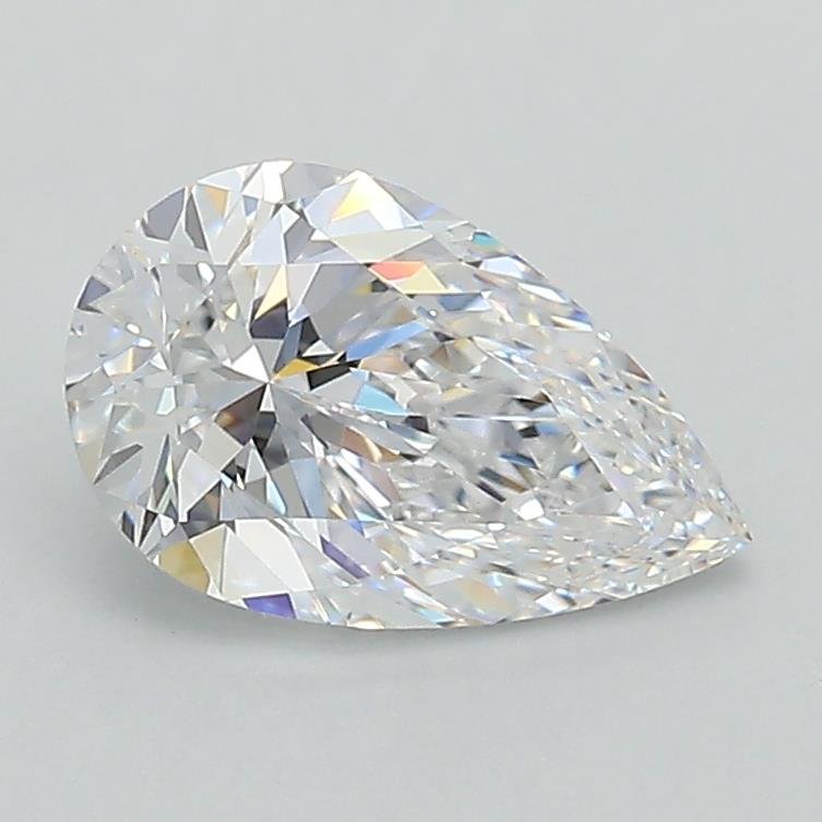 1.18ct D VVS2 Rare Carat Ideal Cut Pear Lab Grown Diamond