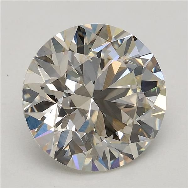 2.16ct K SI1 Rare Carat Ideal Cut Round Lab Grown Diamond