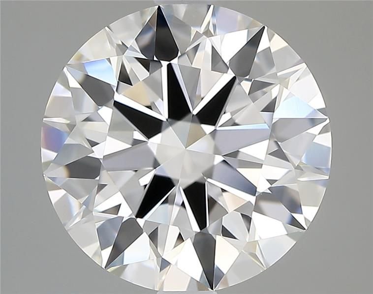 3.70ct F VVS2 Rare Carat Ideal Cut Round Diamond