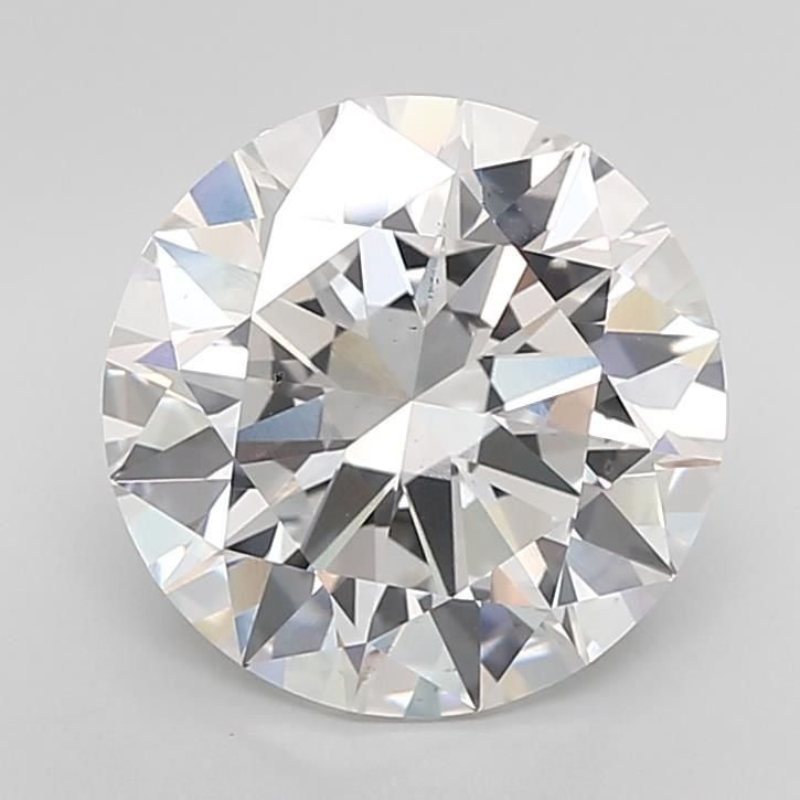 6.01ct F VS2 Excellent Cut Round Lab Grown Diamond
