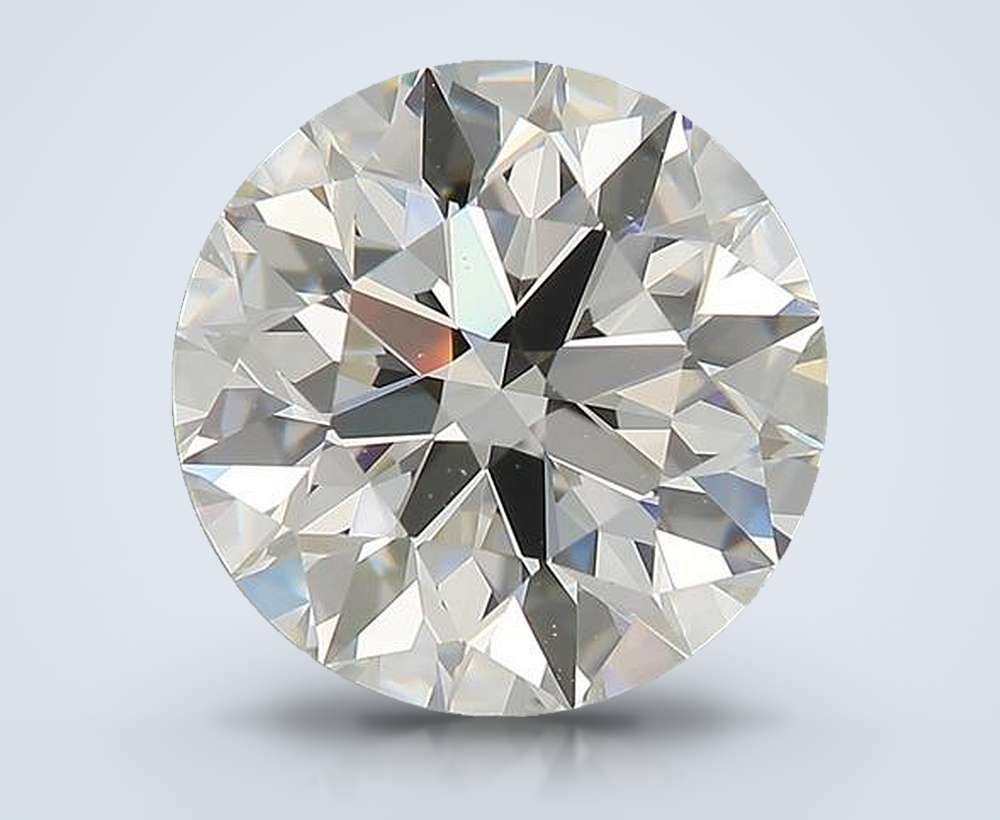3.41 Carat Round Natural Diamond