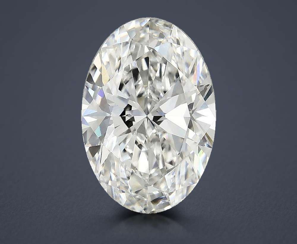 3.92 Carat Oval Lab Diamond