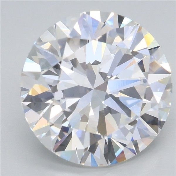 4.04ct F VVS2 Excellent Cut Round Lab Grown Diamond