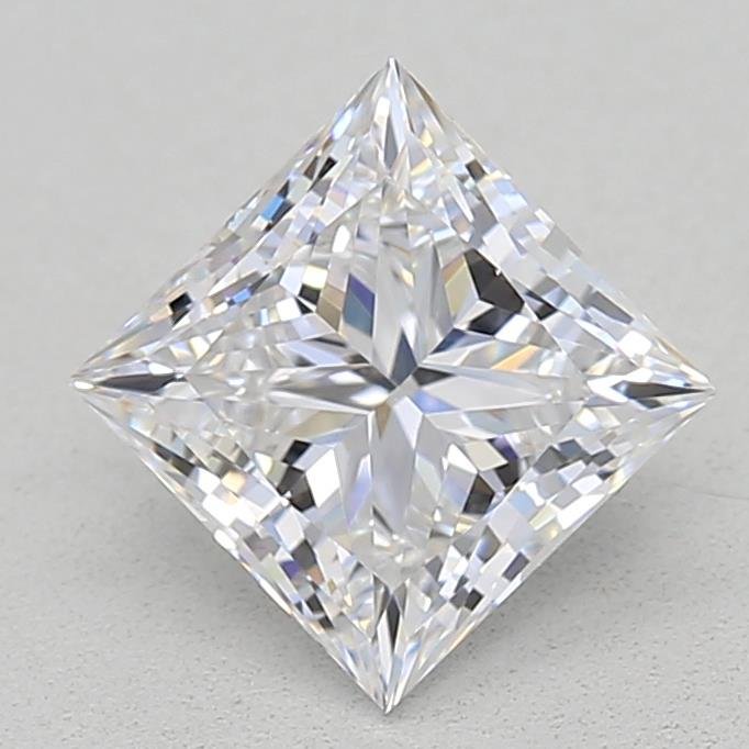 1.06ct D VVS2 Rare Carat Ideal Cut Princess Lab Grown Diamond