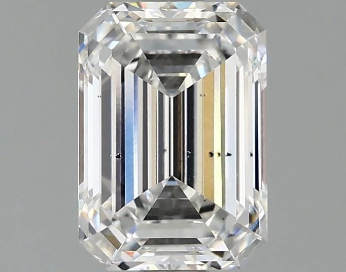 1.48ct E SI1 Rare Carat Ideal Cut Emerald Lab Grown Diamond