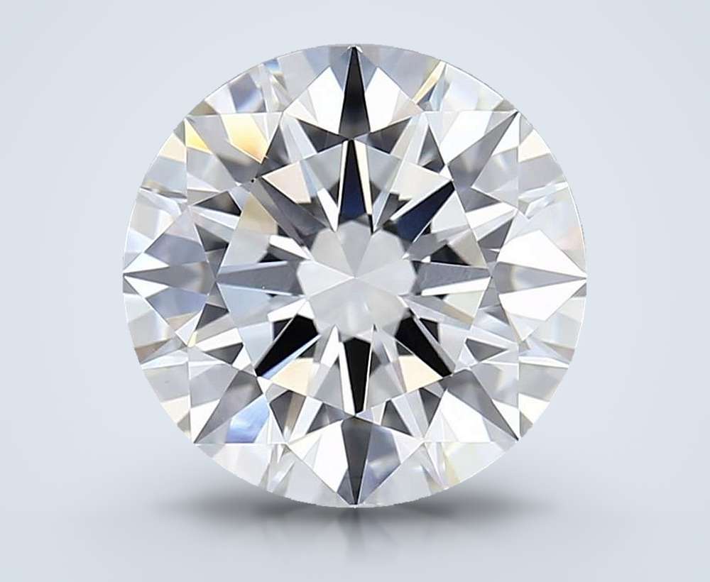 4.32 Carat Round Lab Diamond