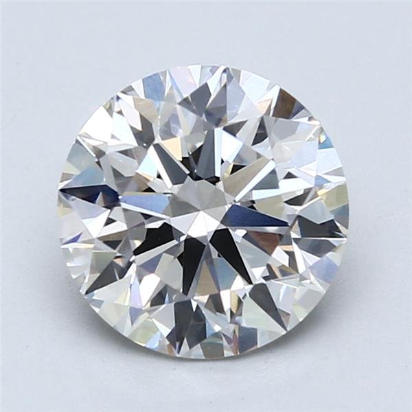 2.45ct F VVS2 Rare Carat Ideal Cut Round Lab Grown Diamond