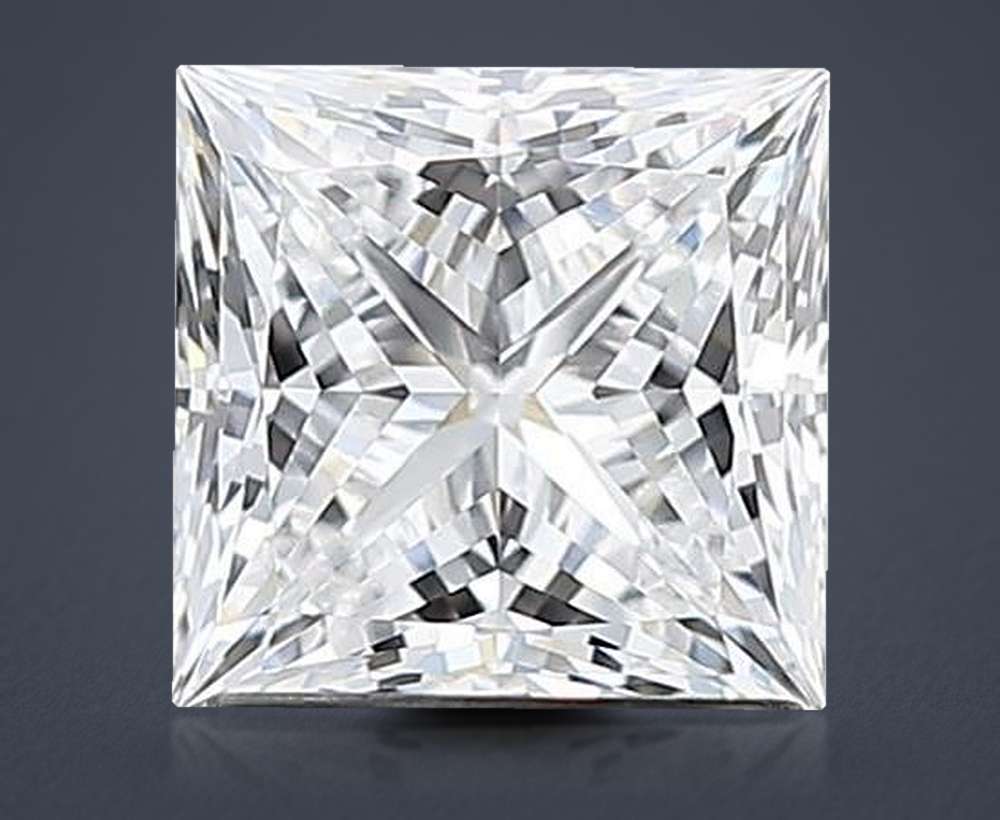 1.61 Carat Princess Lab Diamond