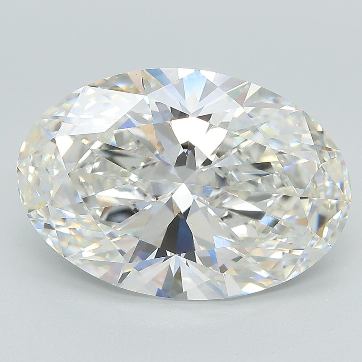 7.44ct G VVS2 Rare Carat Ideal Cut Oval Lab Grown Diamond