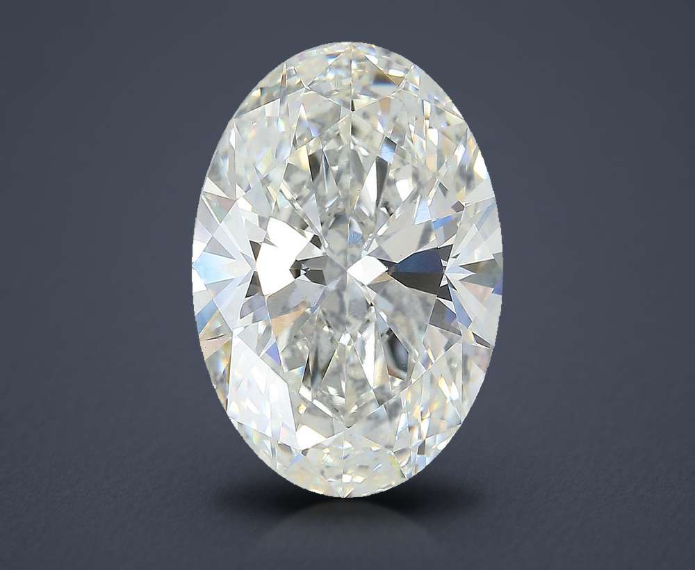 7.44 Carat Oval Lab Diamond