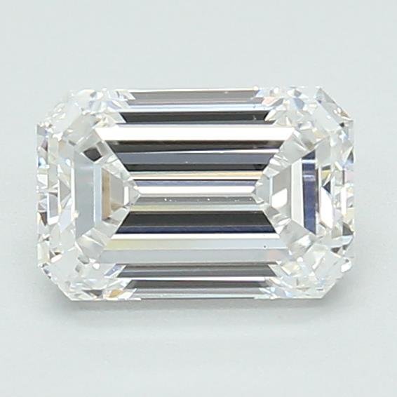 1.01ct D VS2 Excellent Cut Emerald Lab Grown Diamond