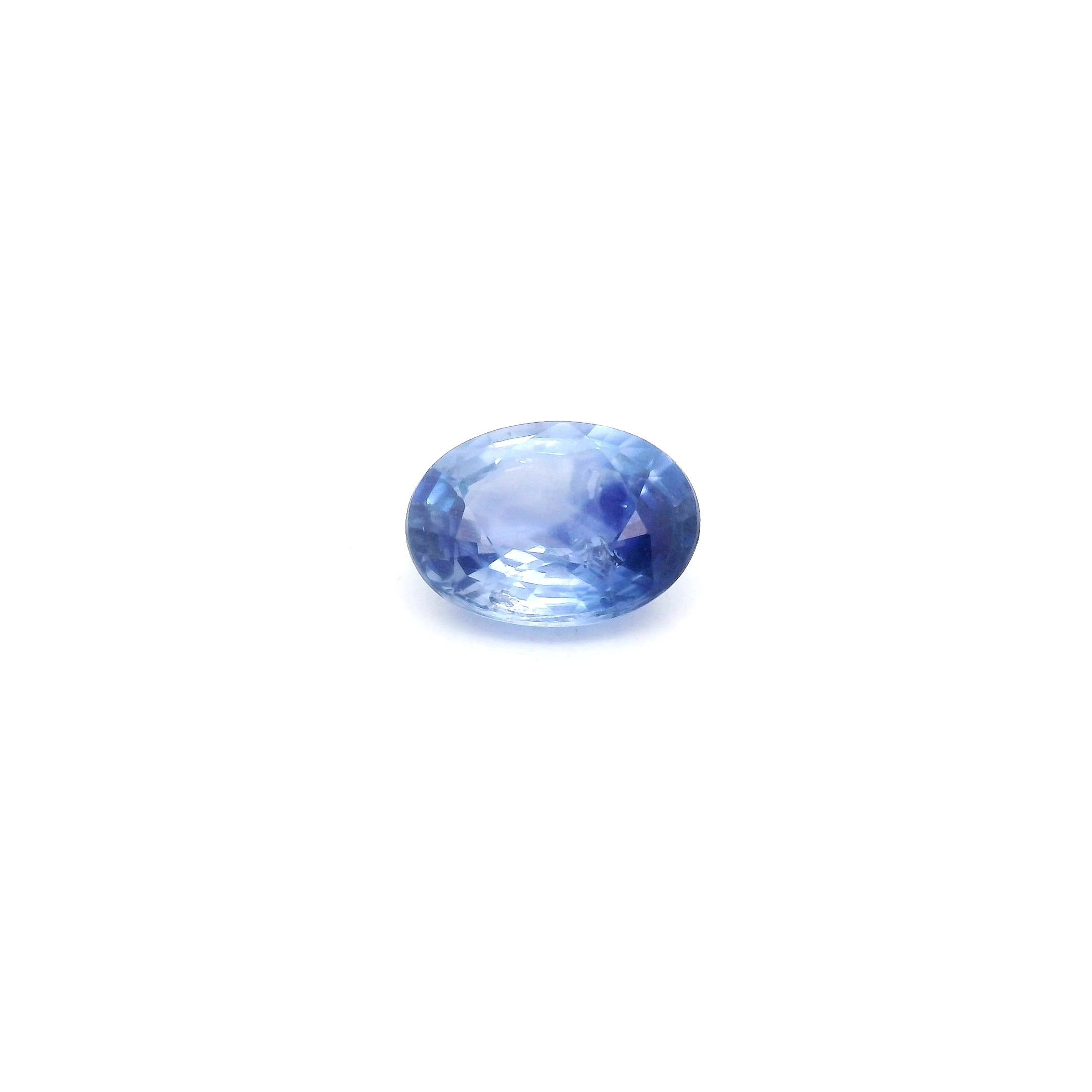 0.90 Carat Blue Oval Sapphire