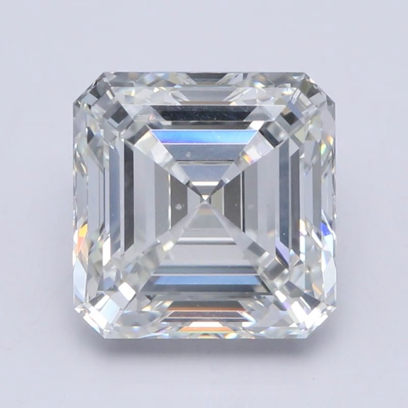 1.70ct H VS2 Rare Carat Ideal Cut Asscher Diamond