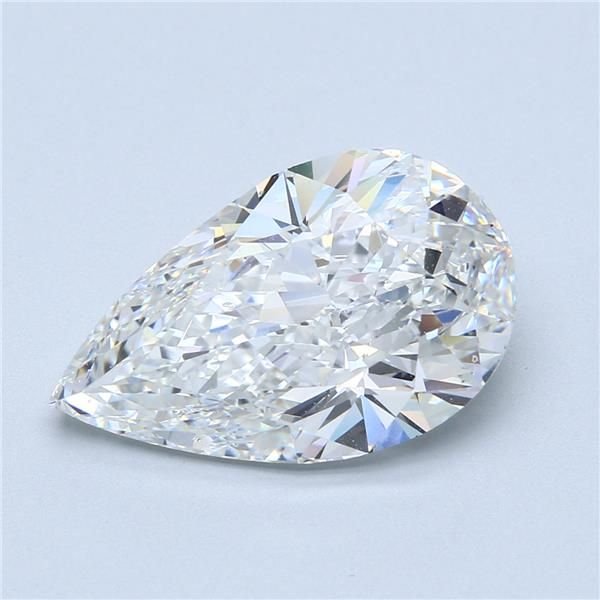 7.01ct E SI1 Very Good Cut Pear Diamond