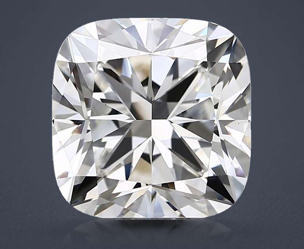 6.59 Carat Cushion Lab Diamond