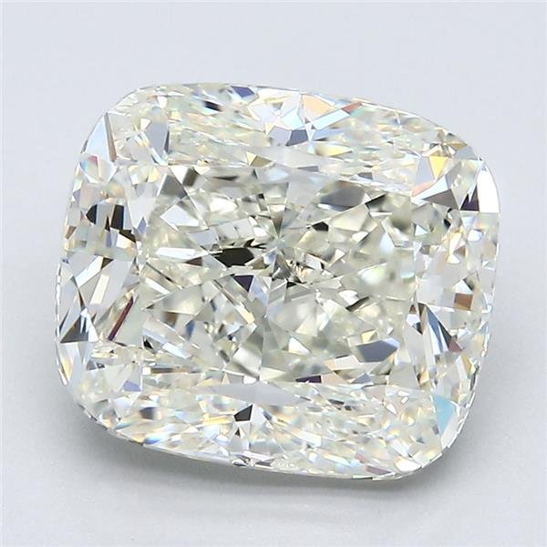 5.03ct K SI1 Very Good Cut Cushion Diamond