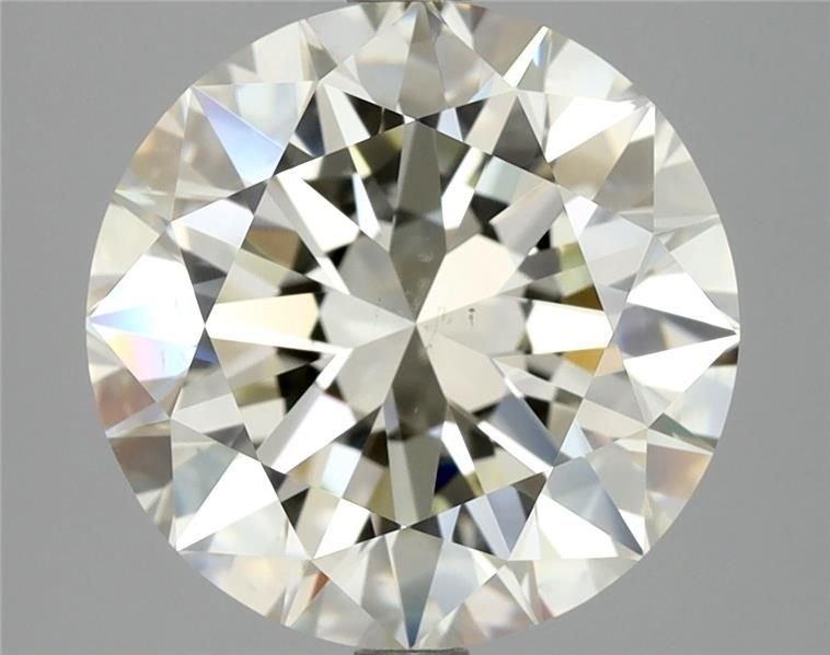 4.01ct K SI1 Excellent Cut Round Diamond