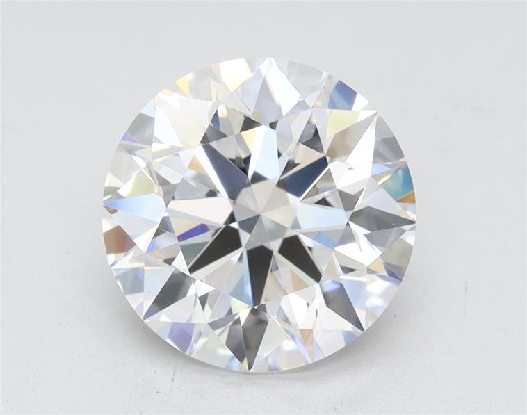 2.53ct D VVS2 Rare Carat Ideal Cut Round Lab Grown Diamond