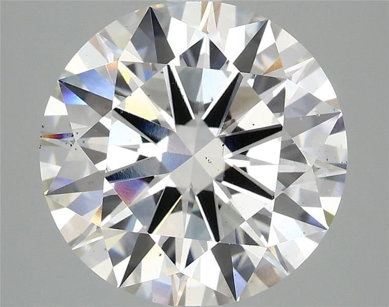 5.05ct F SI1 Rare Carat Ideal Cut Round Lab Grown Diamond