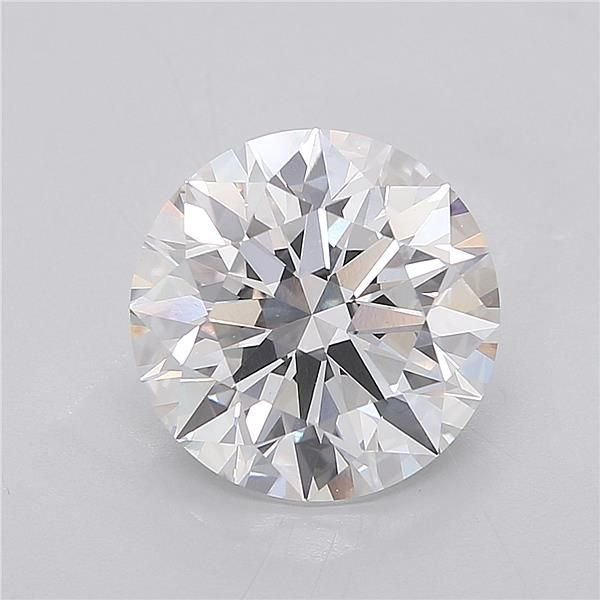 5.02ct E VVS2 Rare Carat Ideal Cut Round Lab Grown Diamond
