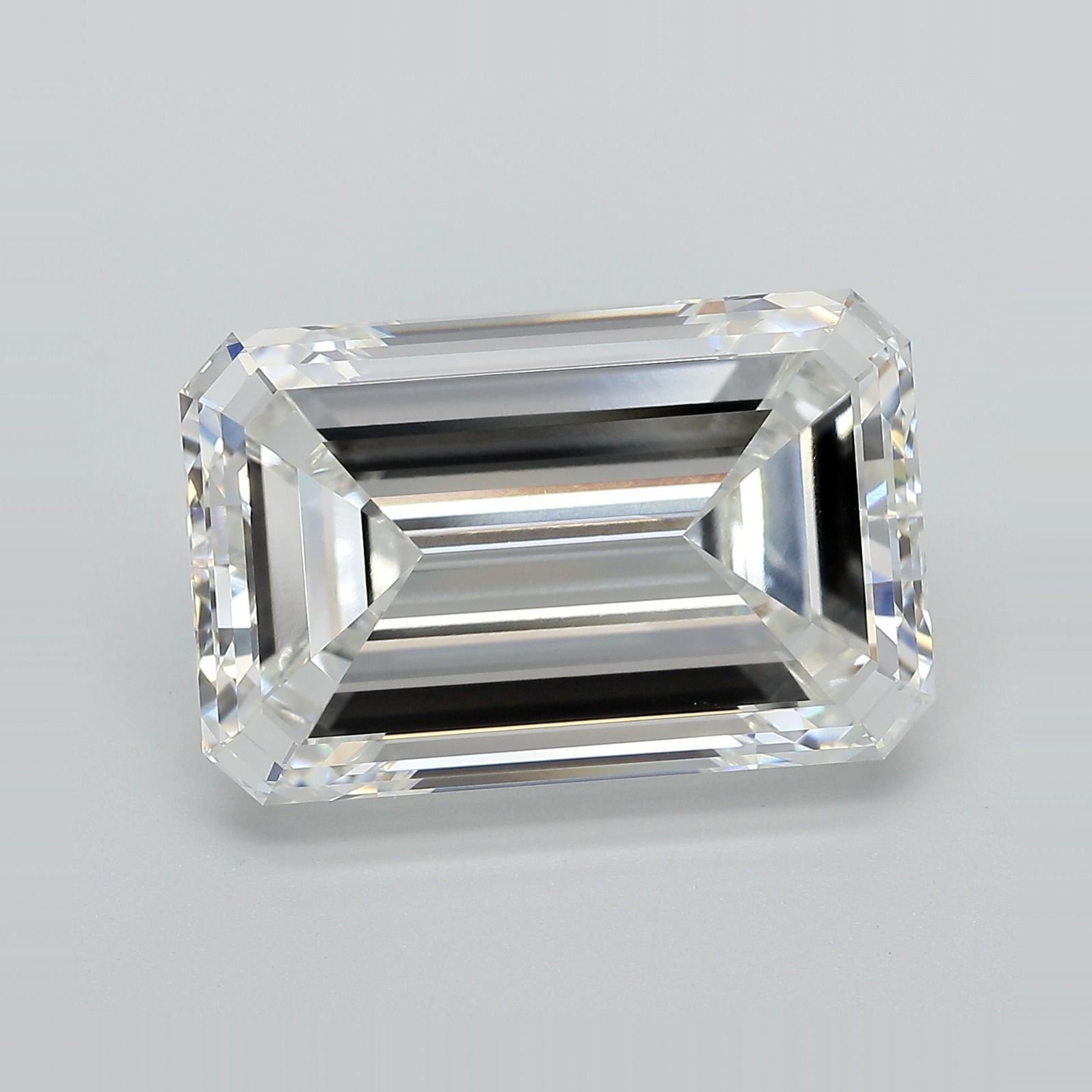 14.59ct F VVS2 Very Good Cut Emerald Lab Grown Diamond