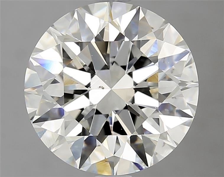 3.46ct J VS2 Rare Carat Ideal Cut Round Diamond