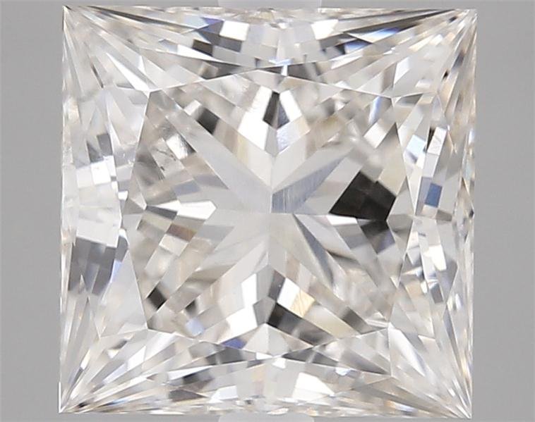 3.20ct I VS2 Rare Carat Ideal Cut Princess Lab Grown Diamond