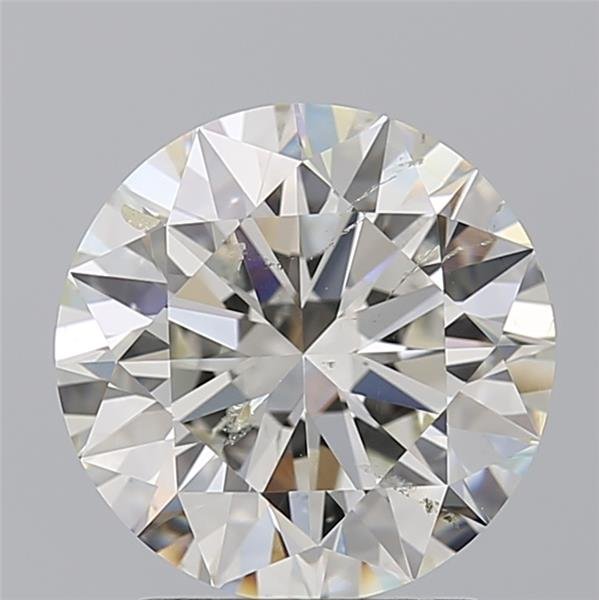 2.51ct K SI2 Rare Carat Ideal Cut Round Diamond