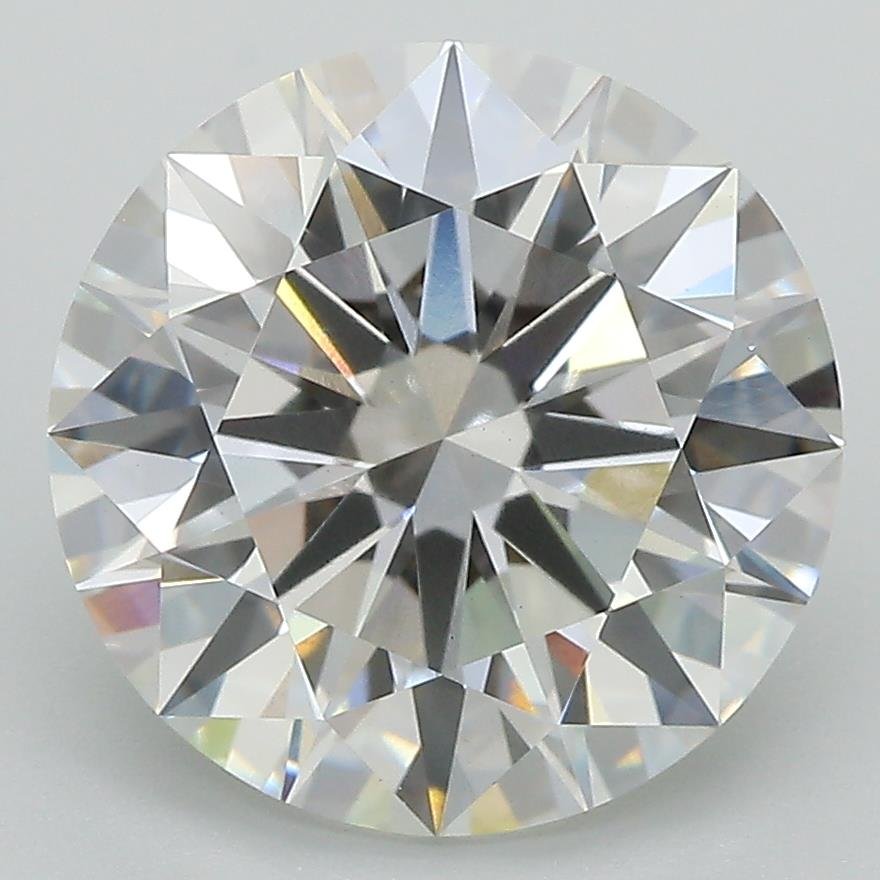 5.09ct G VVS2 Rare Carat Ideal Cut Round Lab Grown Diamond