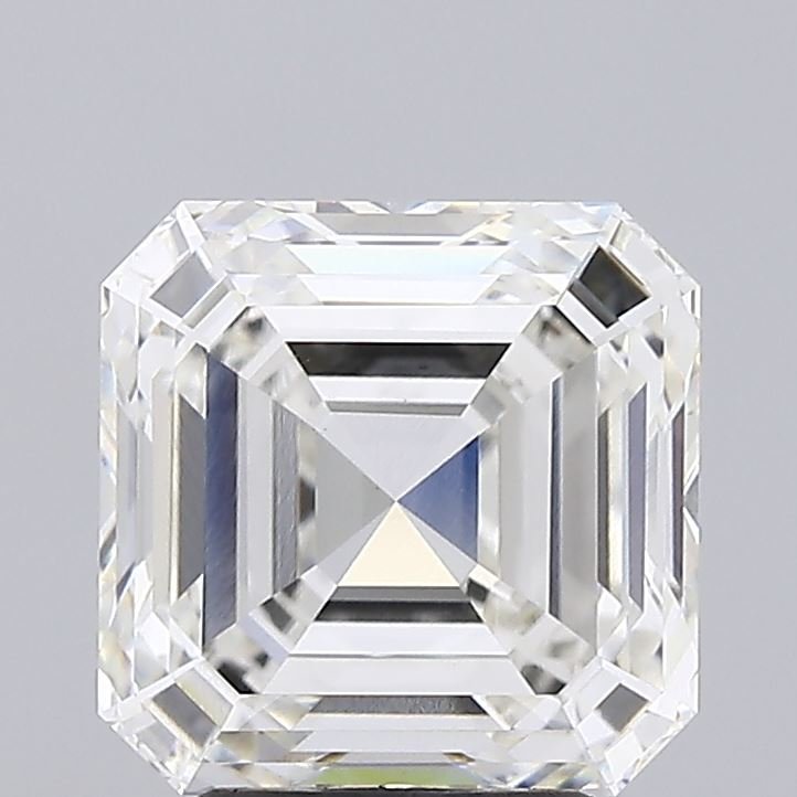 4.13ct H VVS2 Rare Carat Ideal Cut Asscher Lab Grown Diamond