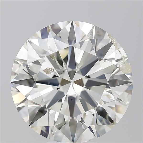 7.53ct K SI2 Rare Carat Ideal Cut Round Diamond