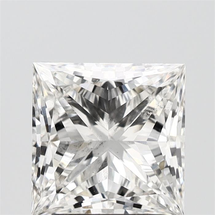 2.60ct H SI1 Very Good Cut Princess Lab Grown Diamond