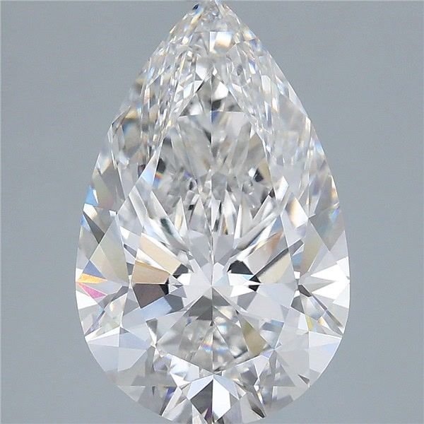 5.00 Carat Pear Lab Diamond