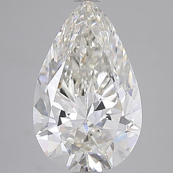 3.83 Carat Pear Lab Diamond