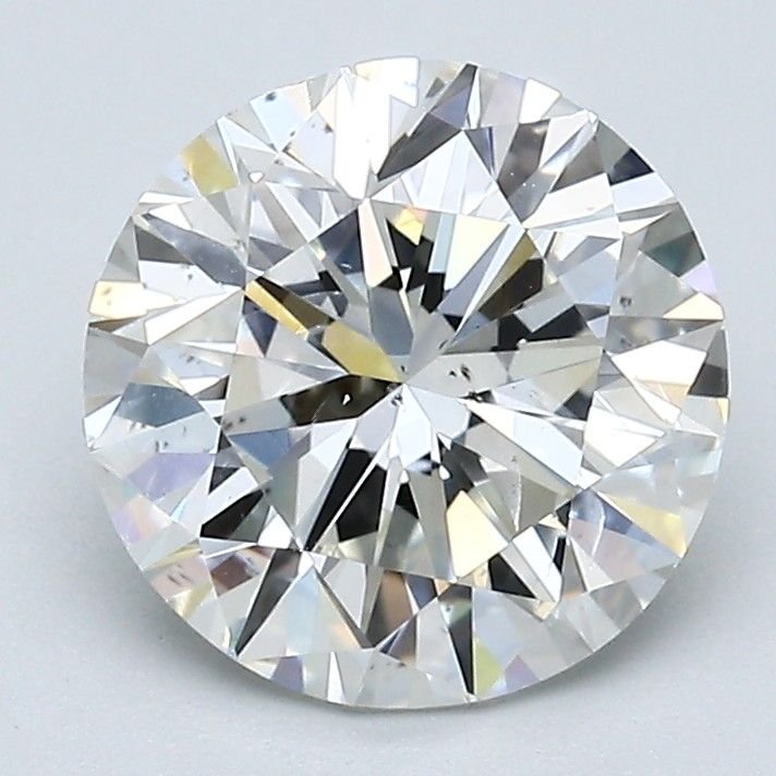 2.63ct H SI2 Good Cut Round Diamond