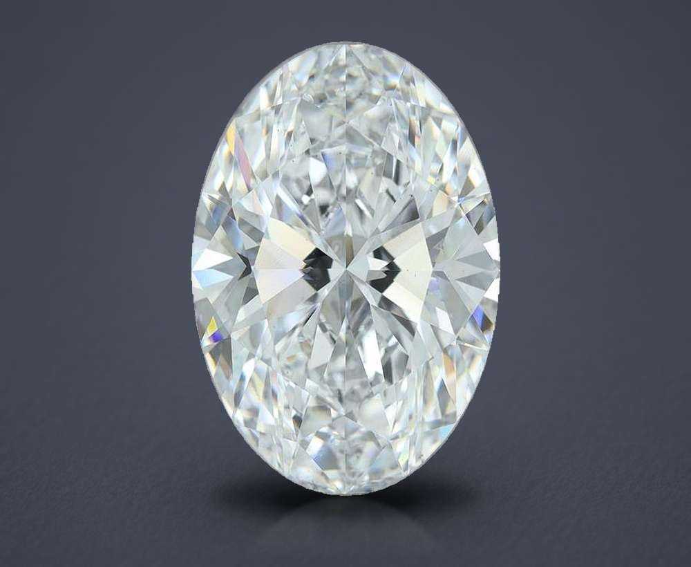 6.00 Carat Oval Lab Diamond