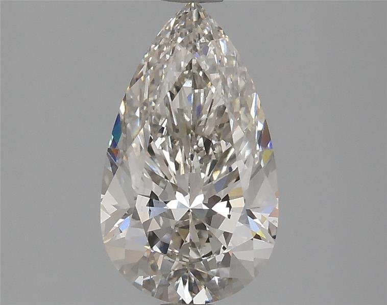 1.64ct H VS2 Rare Carat Ideal Cut Pear Lab Grown Diamond