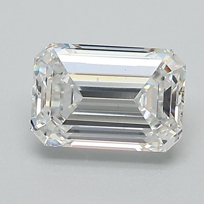 1.09ct E VS1 Rare Carat Ideal Cut Emerald Lab Grown Diamond