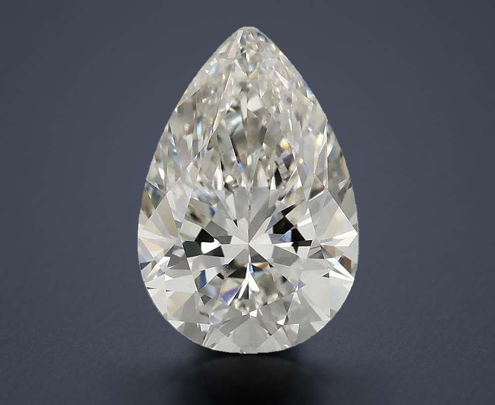 3.00 Carat Pear Lab Diamond