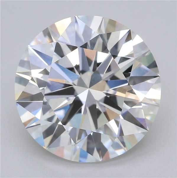 5.05ct G VVS2 Rare Carat Ideal Cut Round Lab Grown Diamond