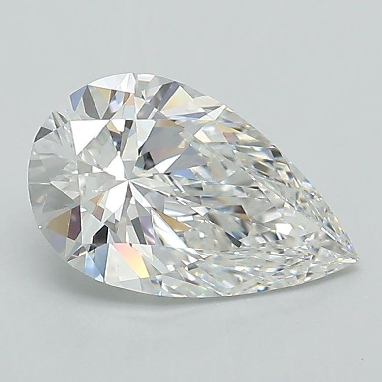 1.27ct E VS1 Rare Carat Ideal Cut Pear Lab Grown Diamond