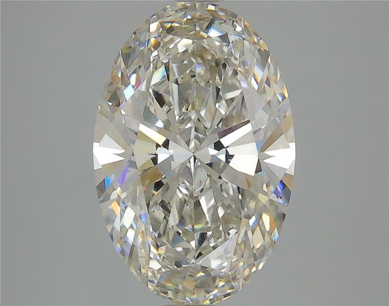 3.65ct H VS2 Rare Carat Ideal Cut Oval Lab Grown Diamond