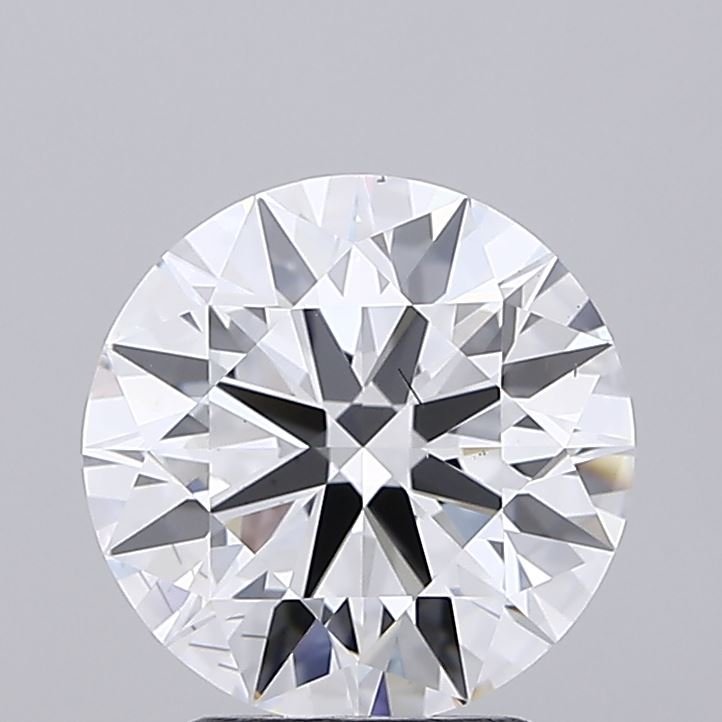 3.00ct D SI1 Rare Carat Ideal Cut Round Lab Grown Diamond