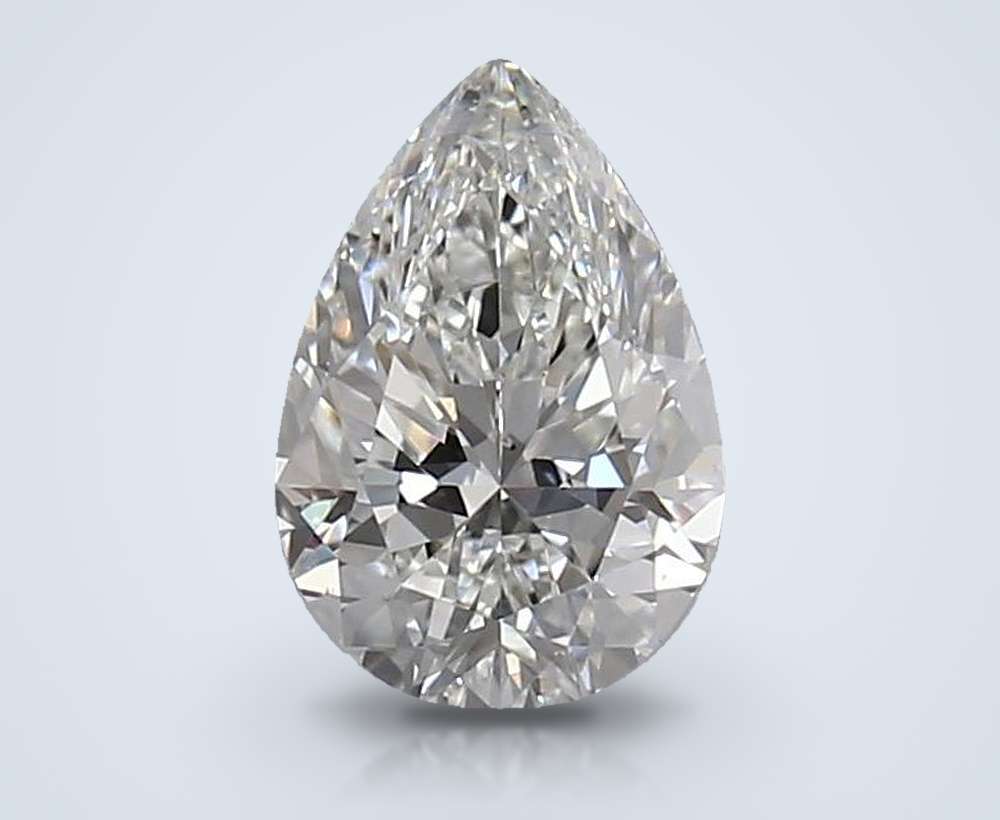 0.80 Carat Pear Natural Diamond
