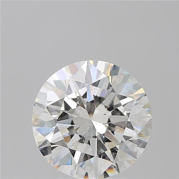 4.02ct H SI2 Rare Carat Ideal Cut Round Diamond