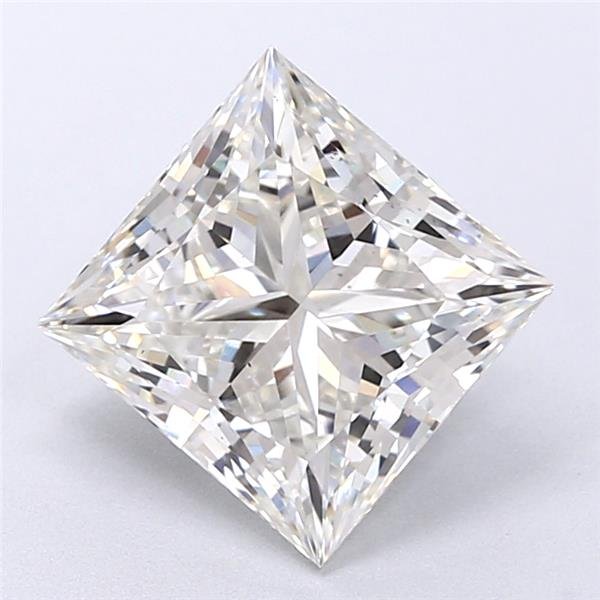 2.84ct H VS1 Rare Carat Ideal Cut Princess Lab Grown Diamond